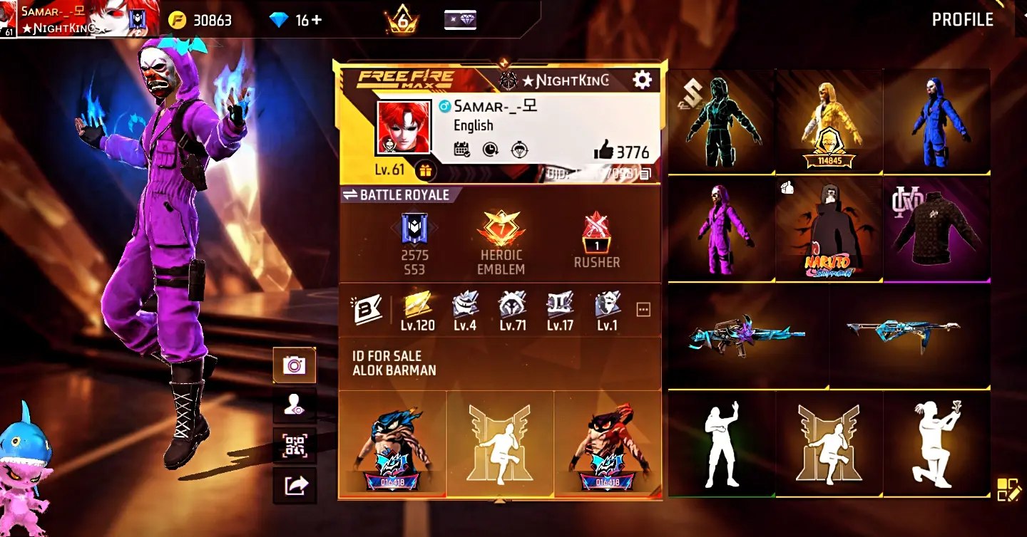 4 CRIMINAL BUNDEL , PRIME LEVEL 6 , OP HARD COLLECTION ID FOR SALE ♥️