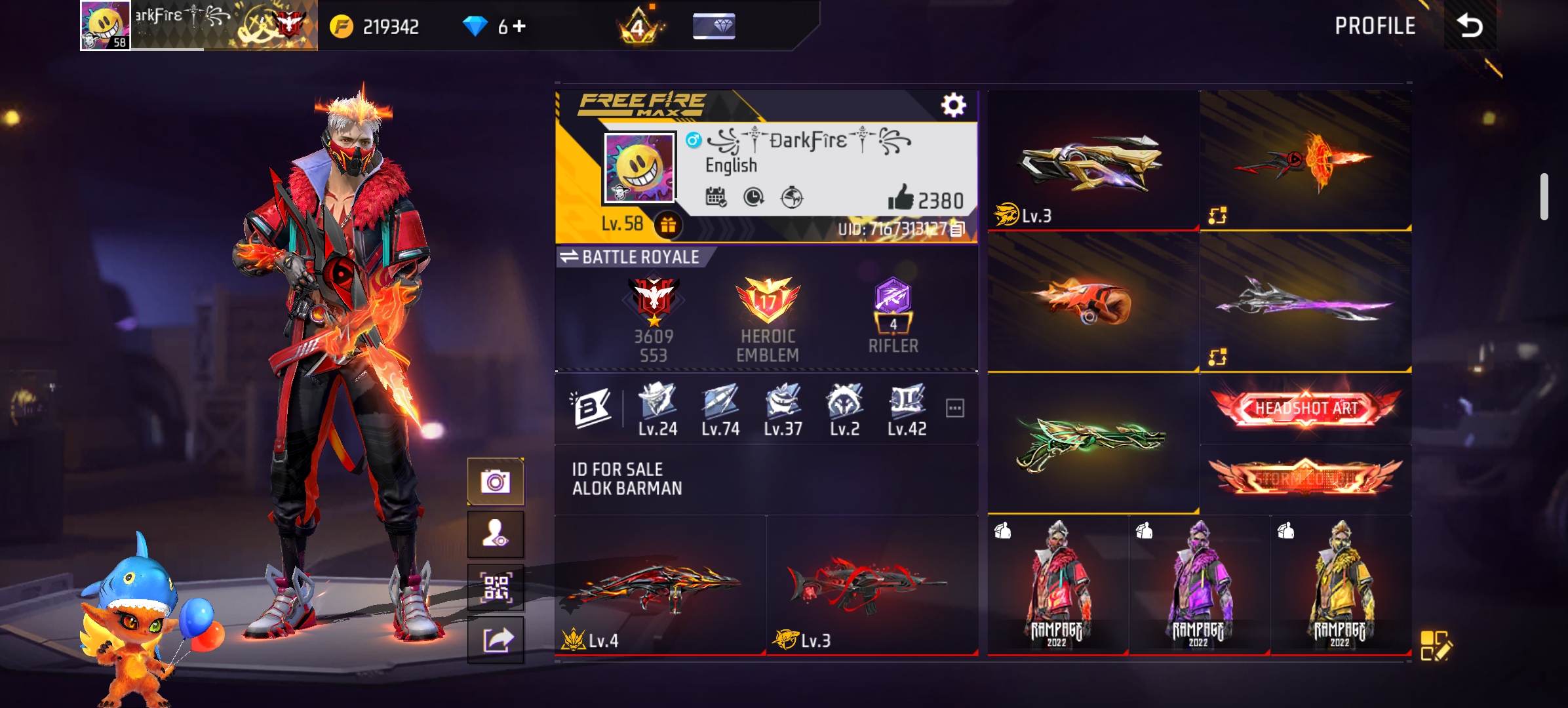 OP COLLECTION ID 3 EVO SKINS VERY LOW PRICE ID FOR SALE